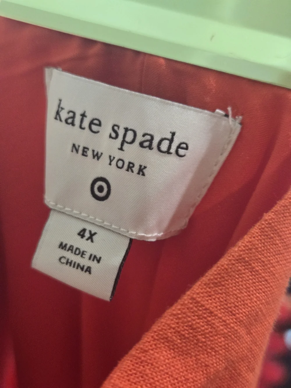 NWT Kate Spade New York for Target Scarlet Sleeveless Shift Dress | 4X